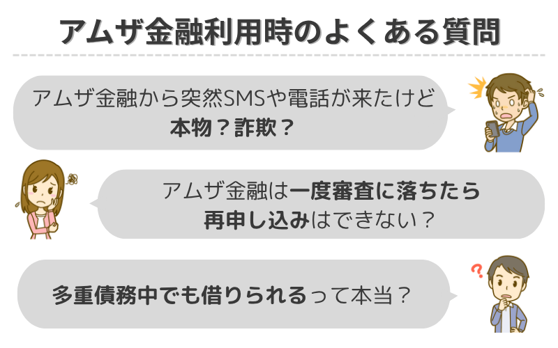アムザ金融-利用-よくある質問