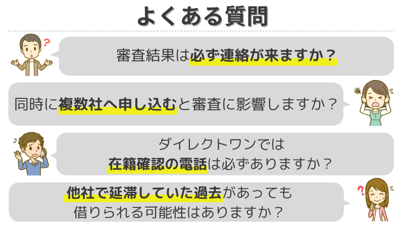 ダイレクトワン-よくある質問
