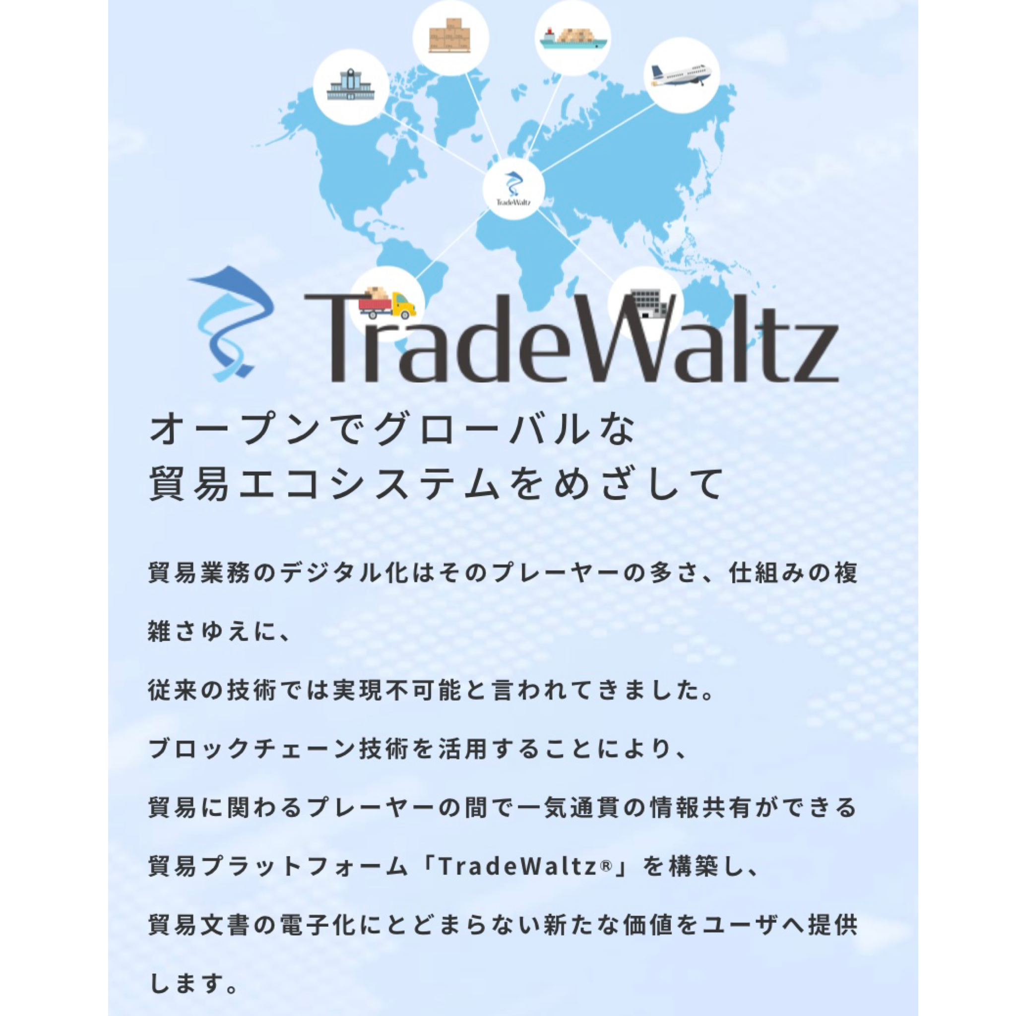 補助金申請】「TradeWaltz（フルパッケージプラン） 貿易業務の完全 